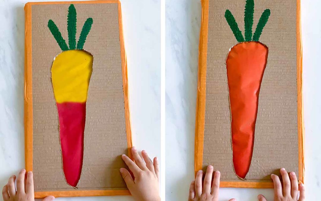 Color Mixing Orange: Make The Carrot