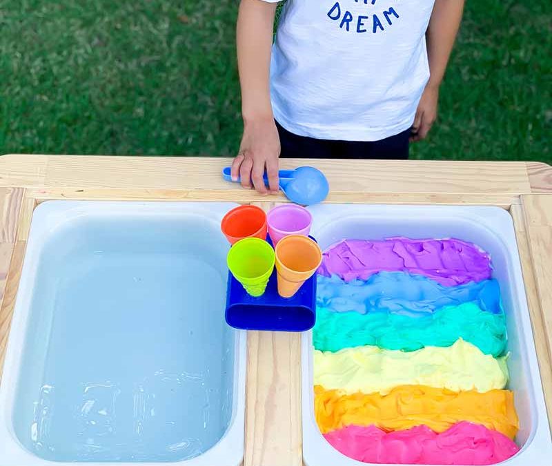 Shaving Cream Activity – Messy Sensory Play