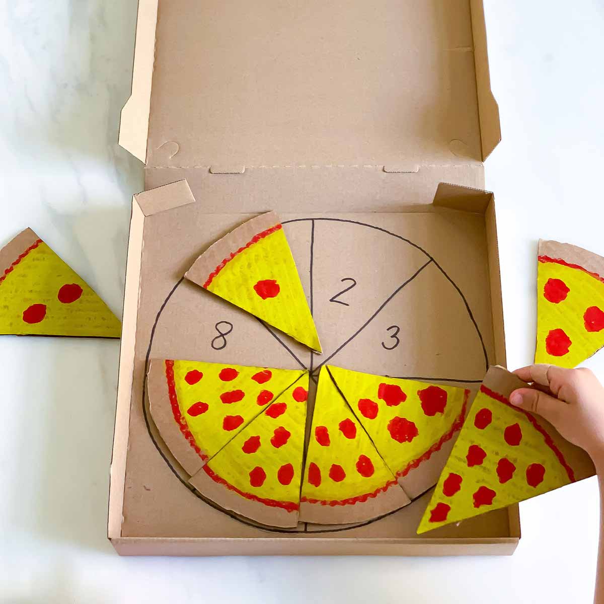 Number Recognition Game for the Pizza Lover