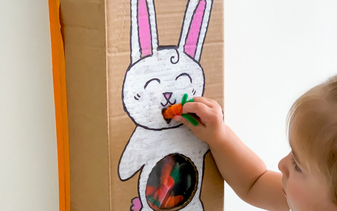 Toddler Activity – Feed The Bunny