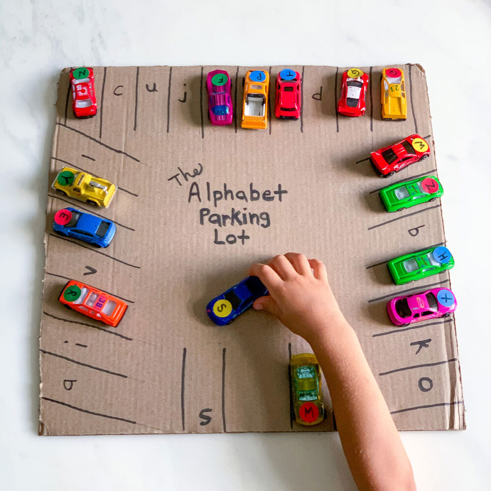 Uppercase and Lowercase Letters: ABC Parking Lot