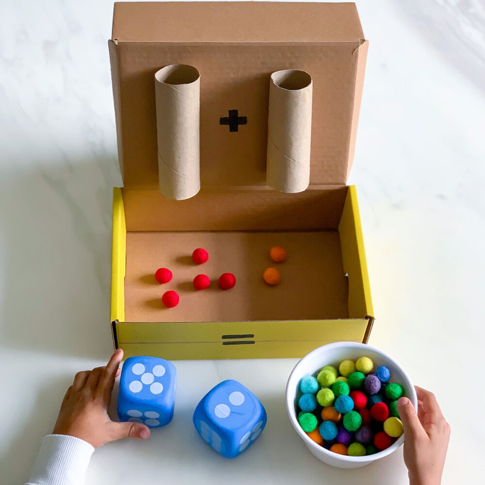 teach addition diy math addition games for preschoolers