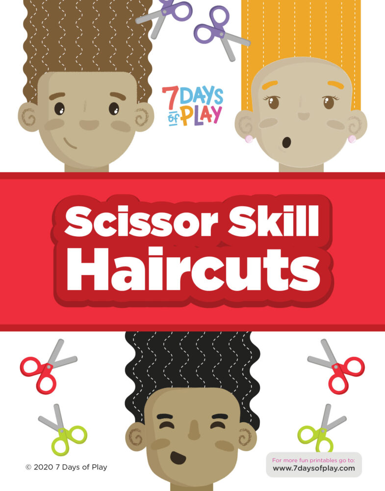 scissor skills haircuts 7 days of play