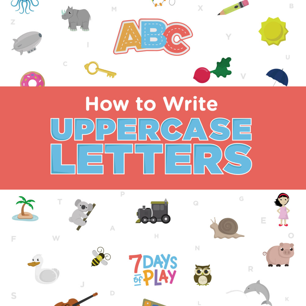 how to write uppercase letter tracing worksheets
