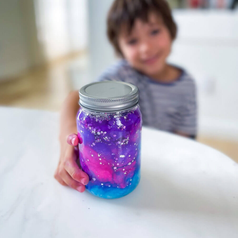 Galaxy in a Jar – Space Science Project for Kids