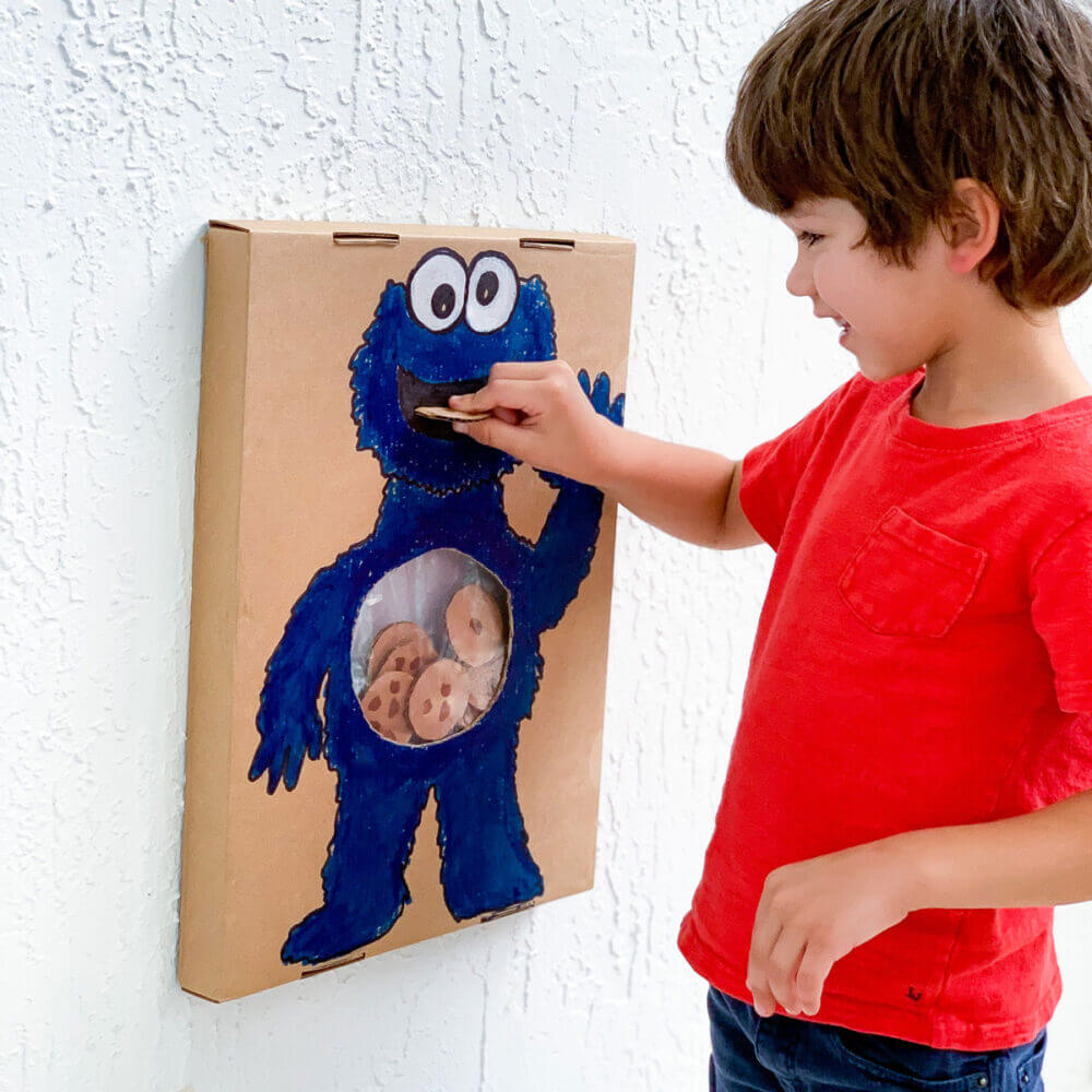 number recognition game with cookie monster