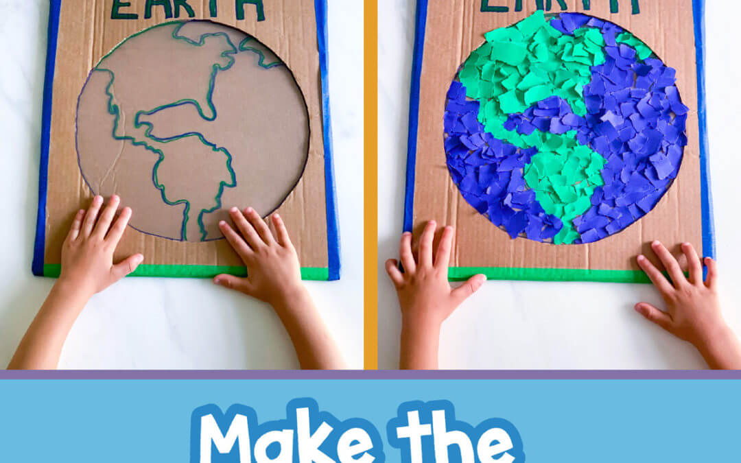 Earth Day Craft for Kids – Earth Collage