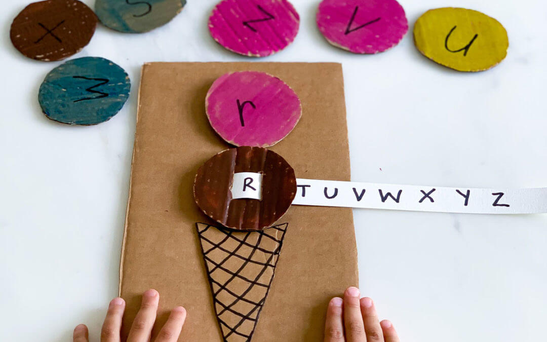 Alphabet Matching Game for the Ice Cream Fan