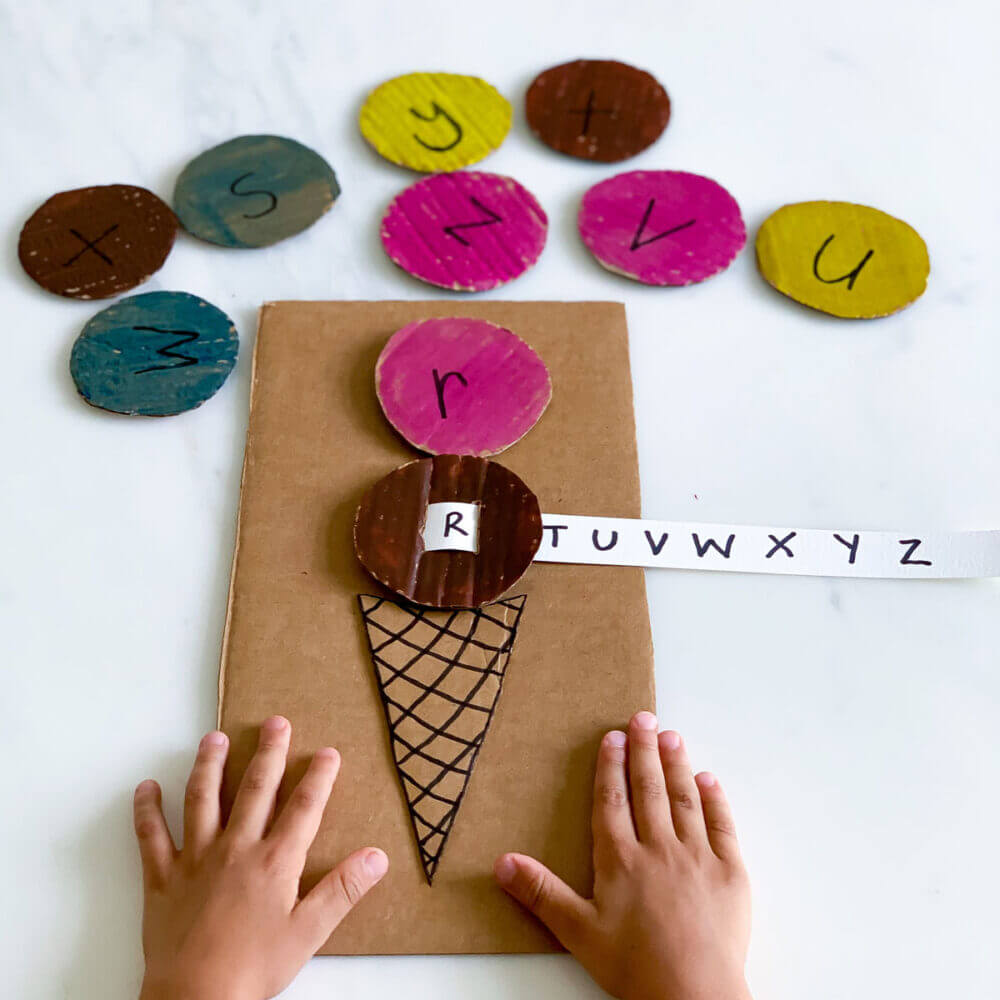 Alphabet Matching Game for the Ice Cream Fan