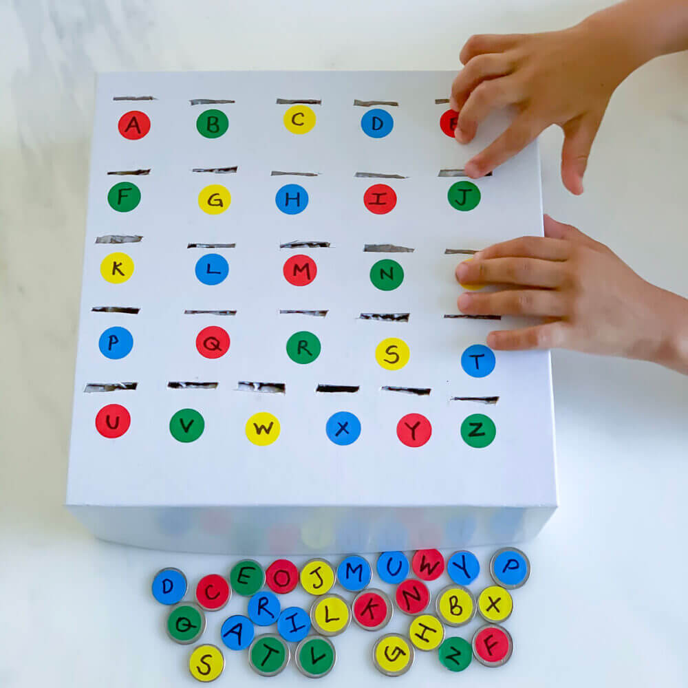Alphabet Learning Coin Game