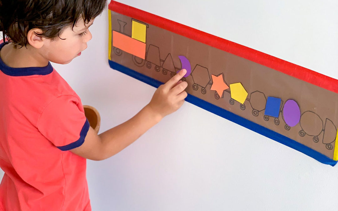 Shapes Activity for Kids – The Shape Train