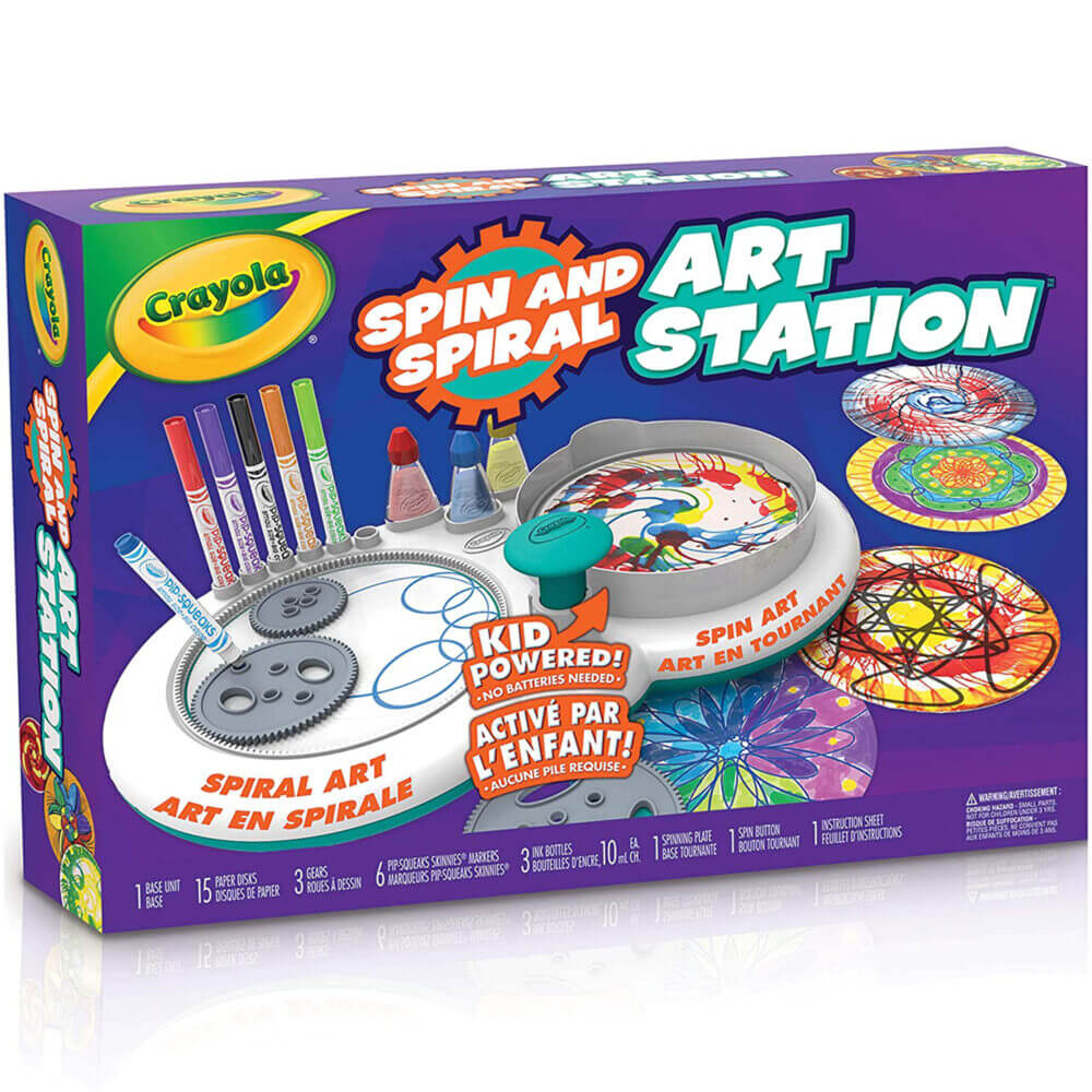 arts and crafts kit spin and spiral art