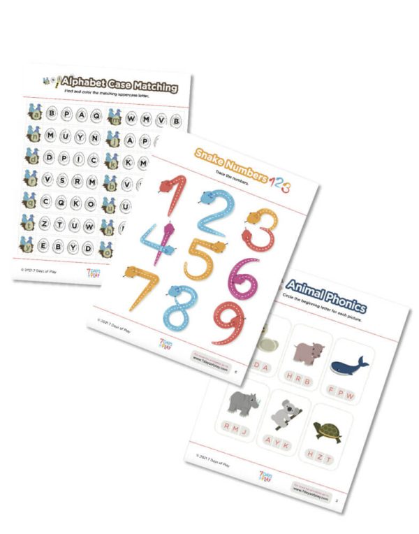 animal-themed printable worksheets