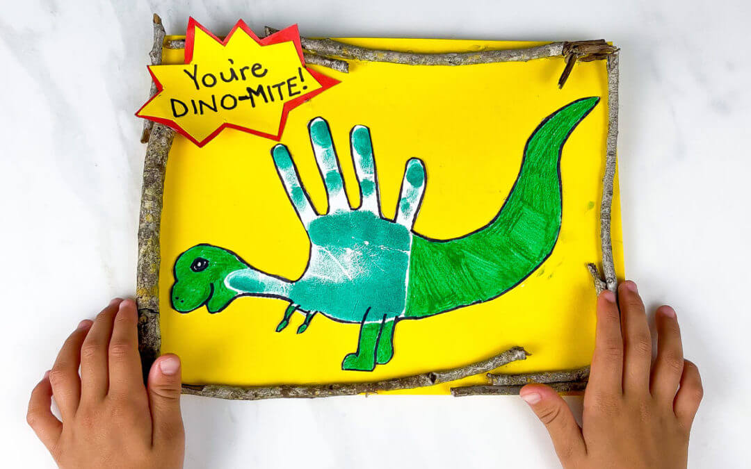 Dinosaur Kids Craft – Fun Handprint Keepsake