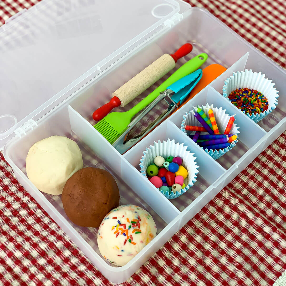 birthday themed play dough kit