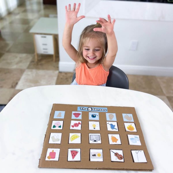 5 senses activity for kids diy puzzle