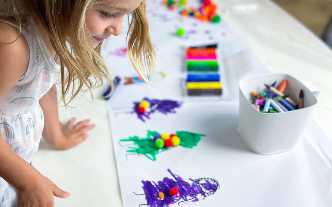 Easy Coloring Sheet – DIY Invitation to Create People!