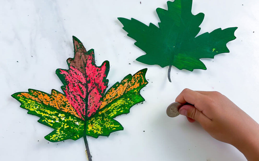 Fall Leaf Craft – From Green to Beautiful Autumn Colors