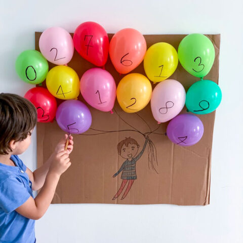 Lessening Numbers Number Learning Game - Pop and Learn the Numbers! - 7 Days of Play