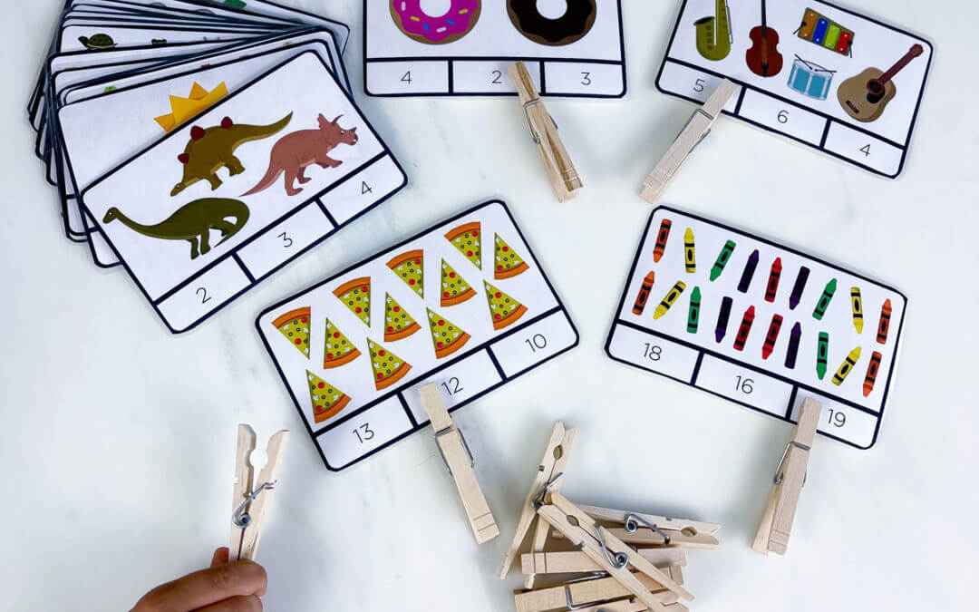 Printable Number Cards – Learning 1 through 20