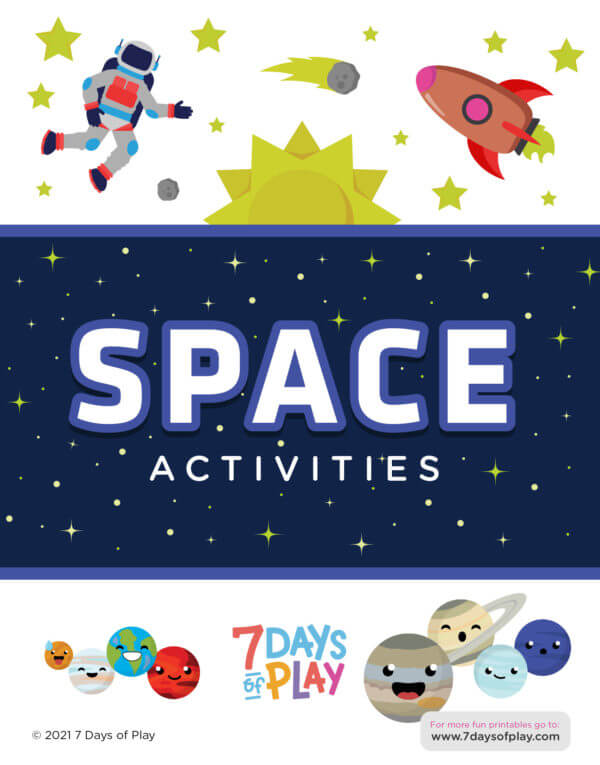 space themed worksheet astronaut diy printable early childhood education skills preschool kindergarten