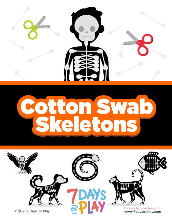 skeleton printable cotton swab activity for kids halloween anatomy