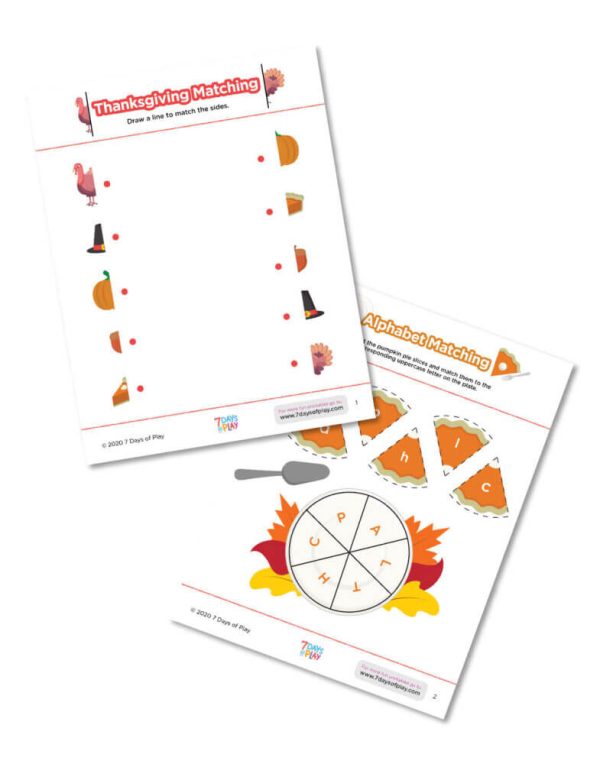 thanksgiving printable activities worksheets