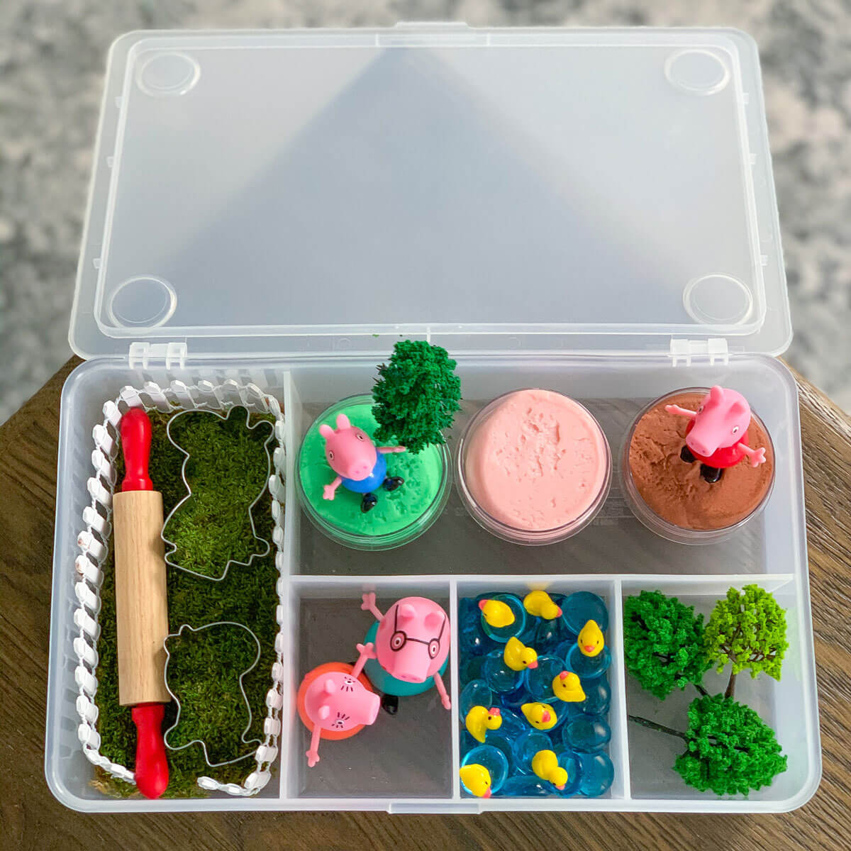 peppa pig activity for kids play dough kit sensory