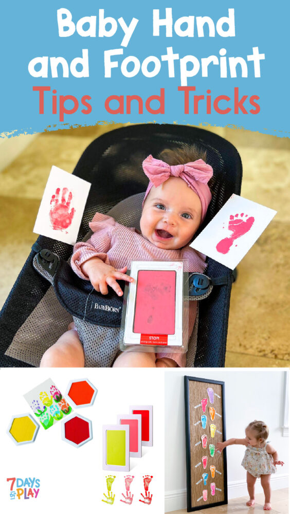 baby hand and footprints tips and tricks to get good prints