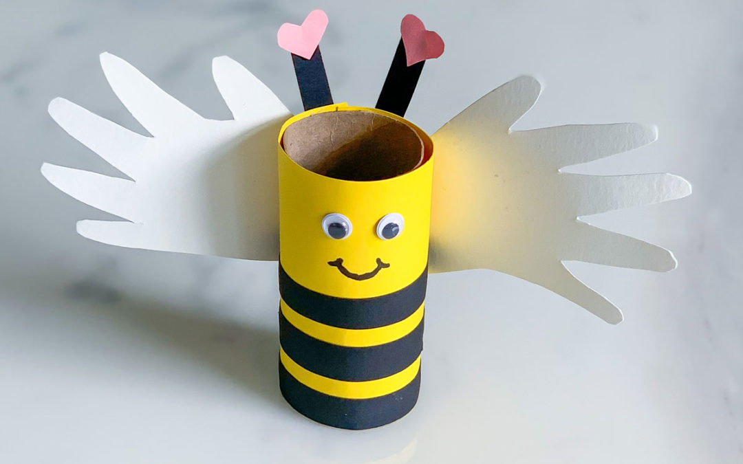 Valentine Handprint Craft – Make This Adorable Bee Mine Keepsake
