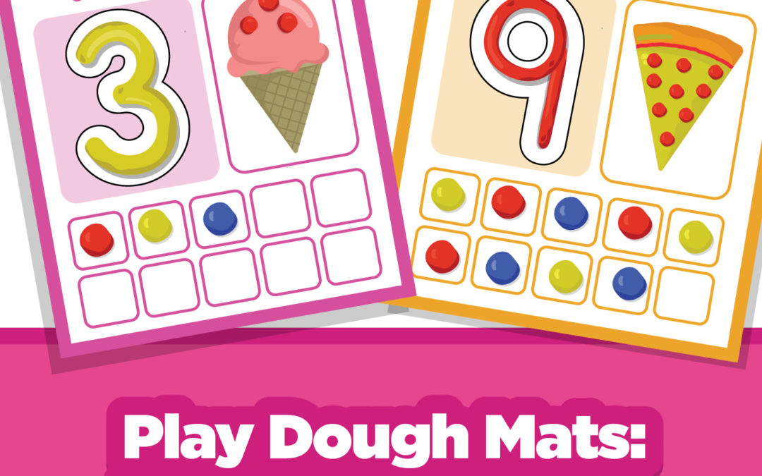Play Dough Mats: Numbers – Printable