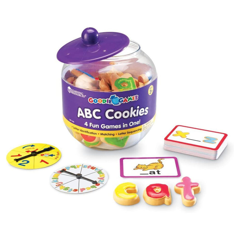 Alphabet learning game cookie
