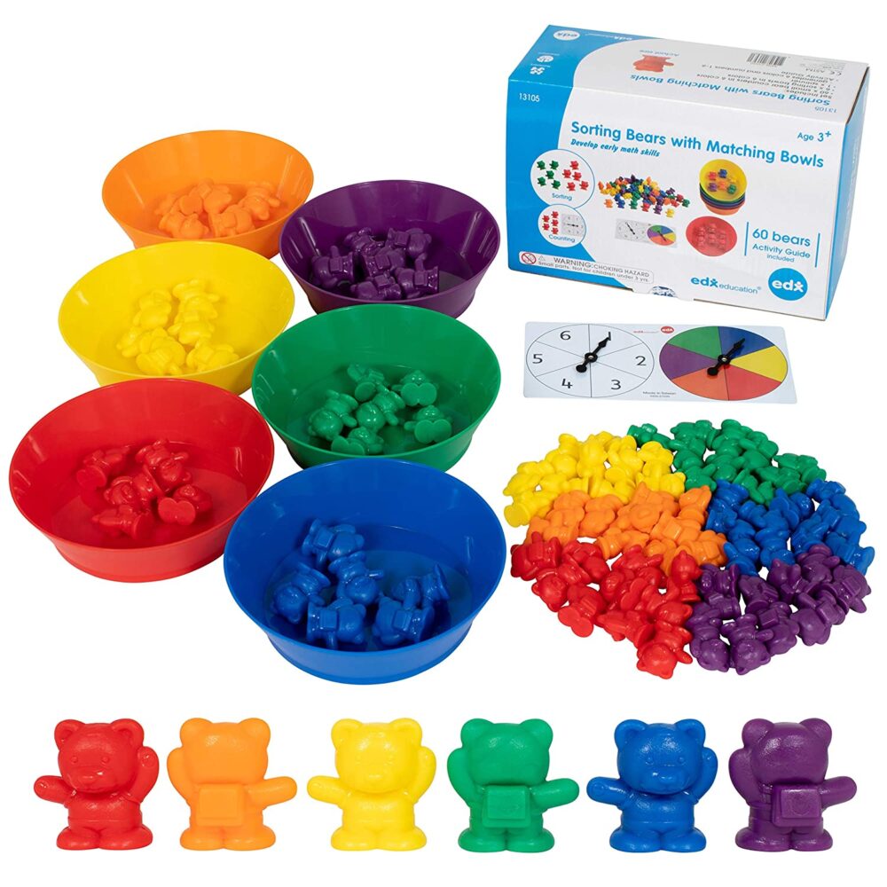 Sorting Bear Activity Learn Numbers and Colors