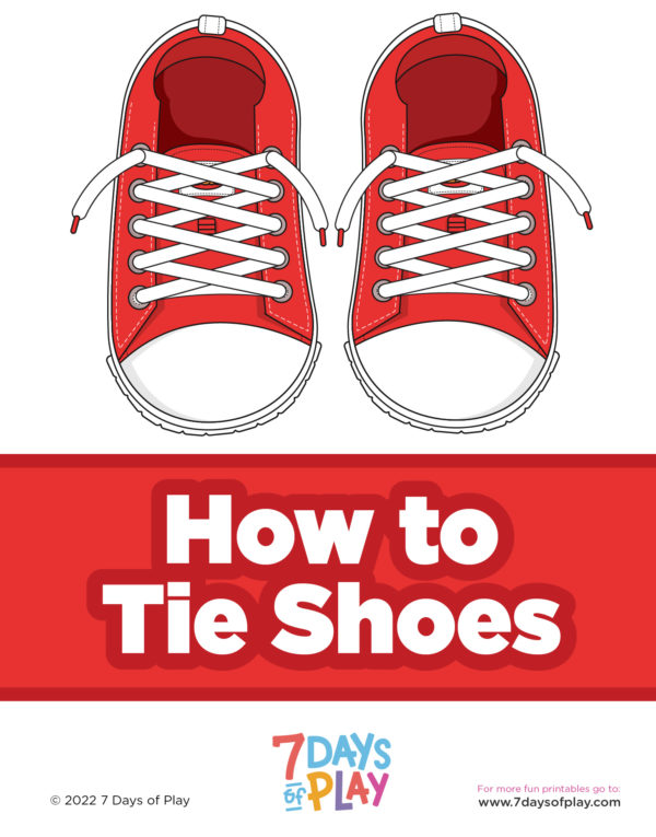 how to tie shoes