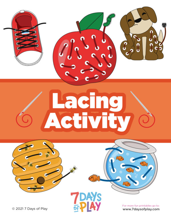Lacing Activity for Kids