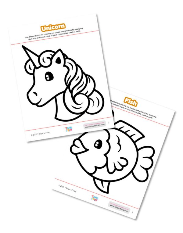Coloring and Art Pages Printable for Kids - Image 2