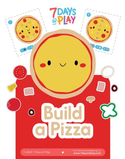 Build a Pizza - Printable for Kids