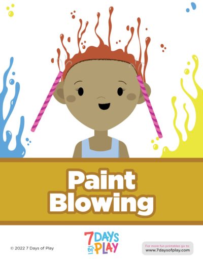 Paint Blowing - Fun Activity for Kids
