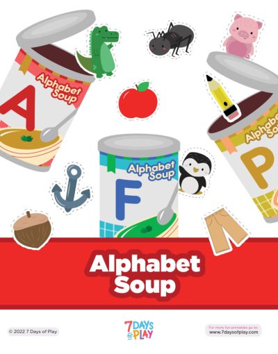 Alphabet Soup - Fun Activity for Kids