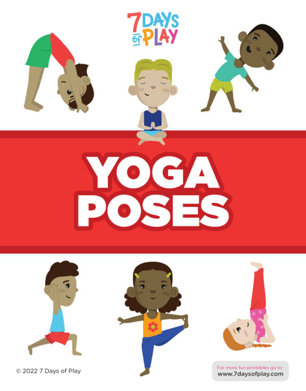 Yoga Poses - Printable for Kids