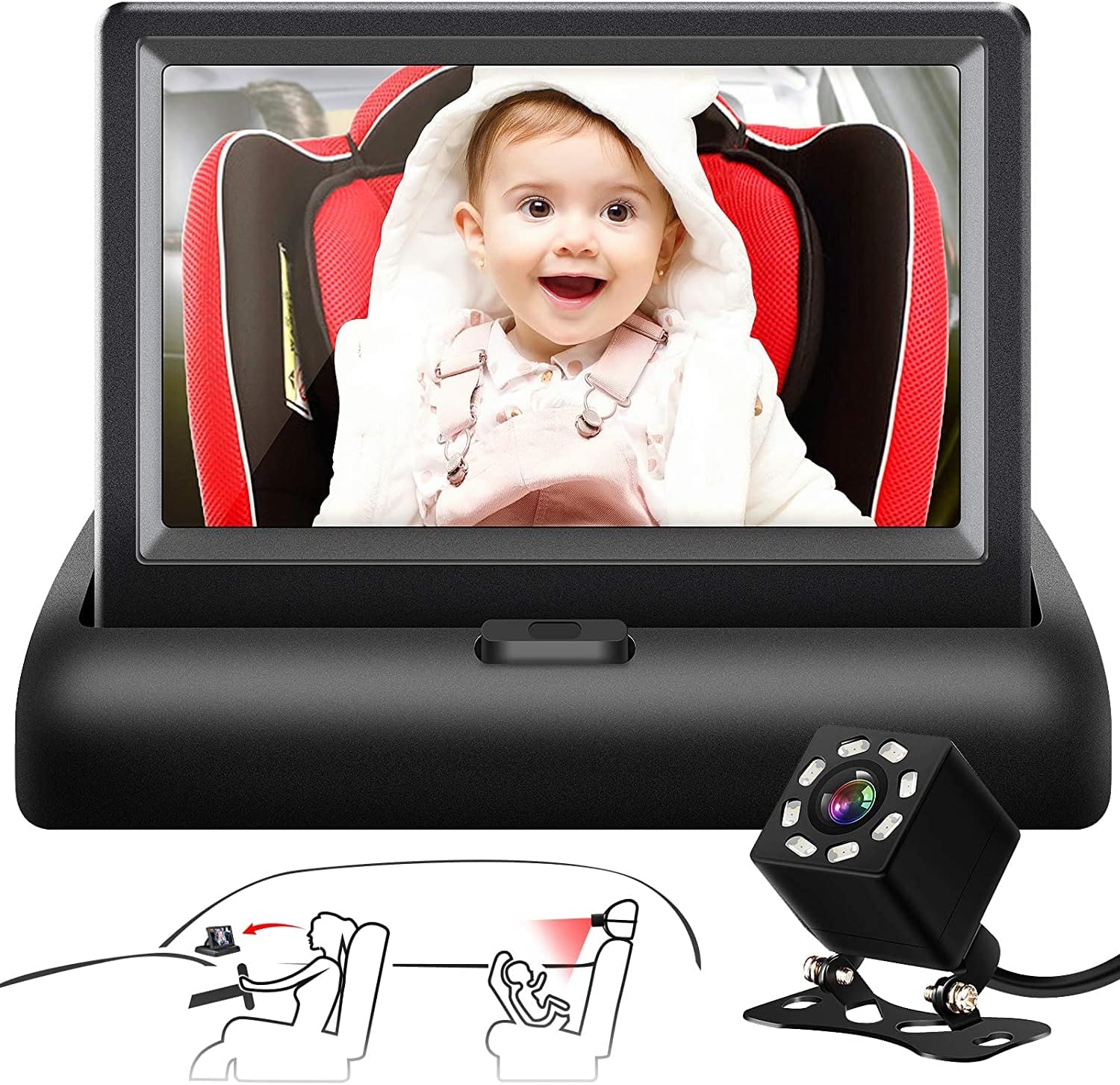 cool gifts for newborns car camera monitor