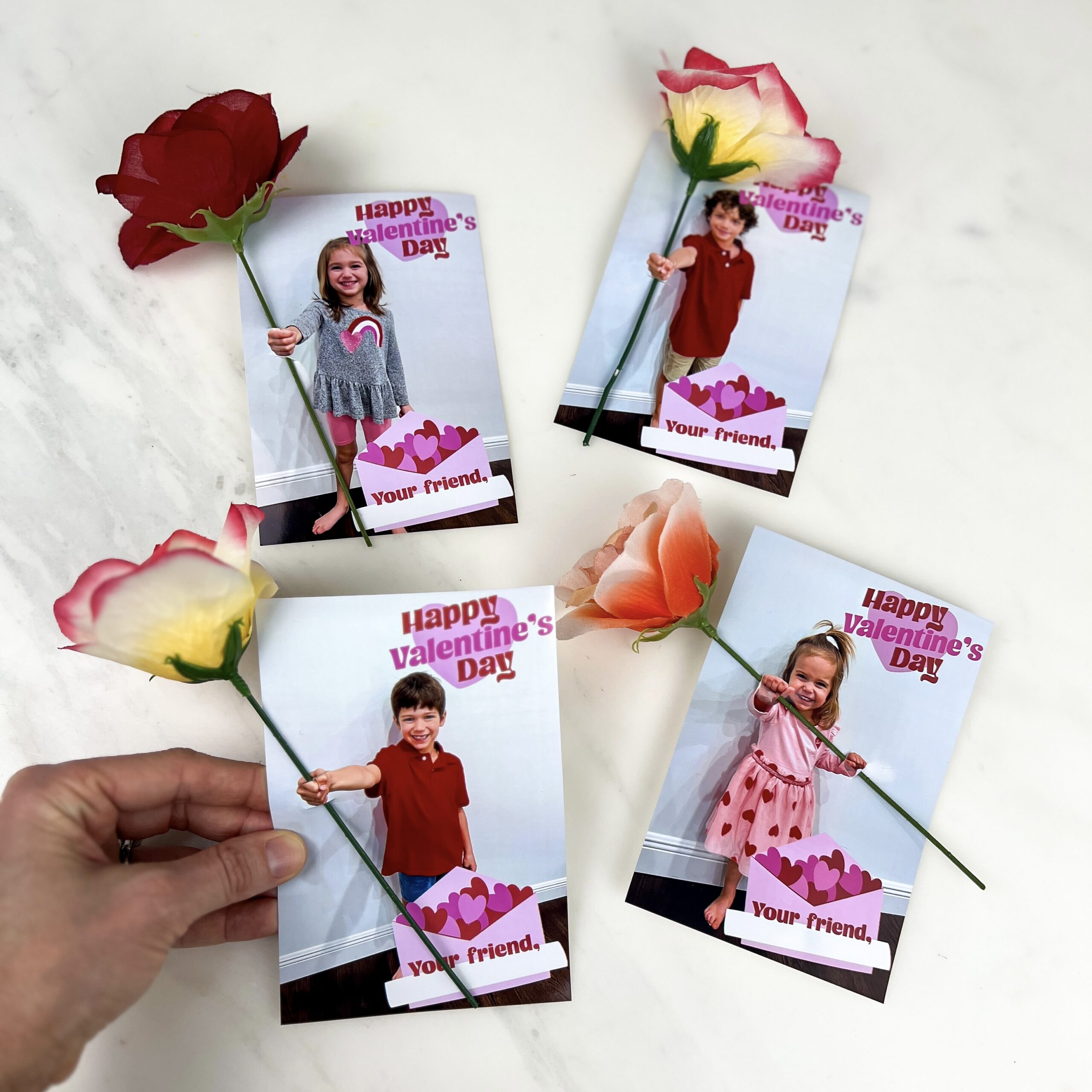 DIY Valentine's Day Card candy free 3D Personalized