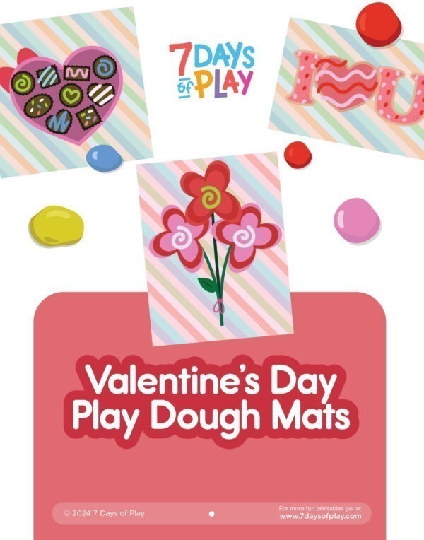 Valentines Play Dough Mats