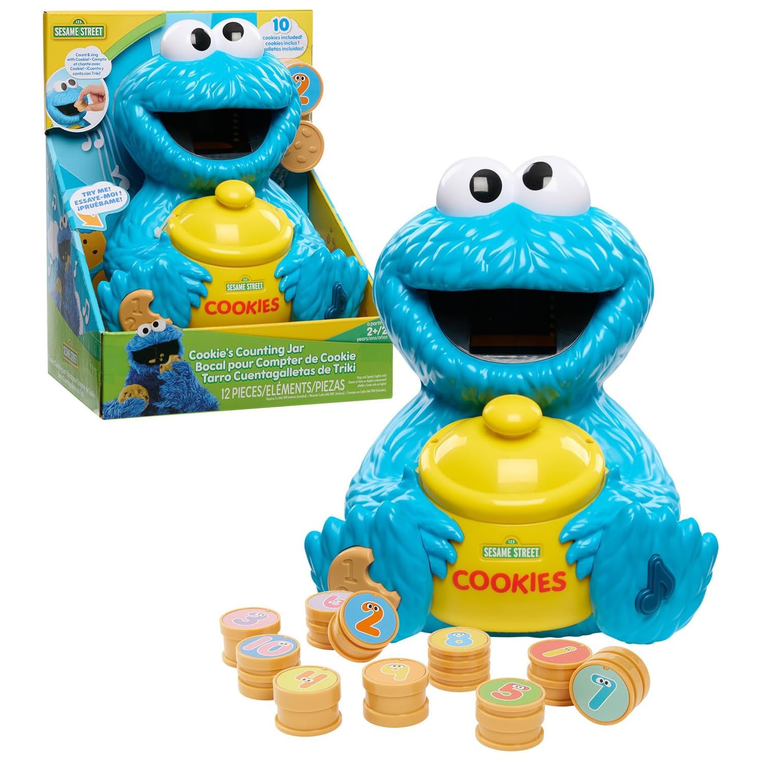 best learning toys for counting cookie monster