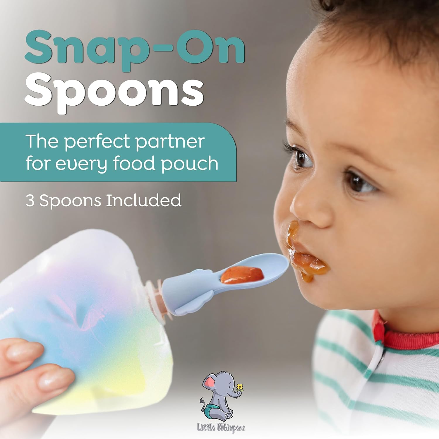 cool gifts for newborns spoon attachment for pouches