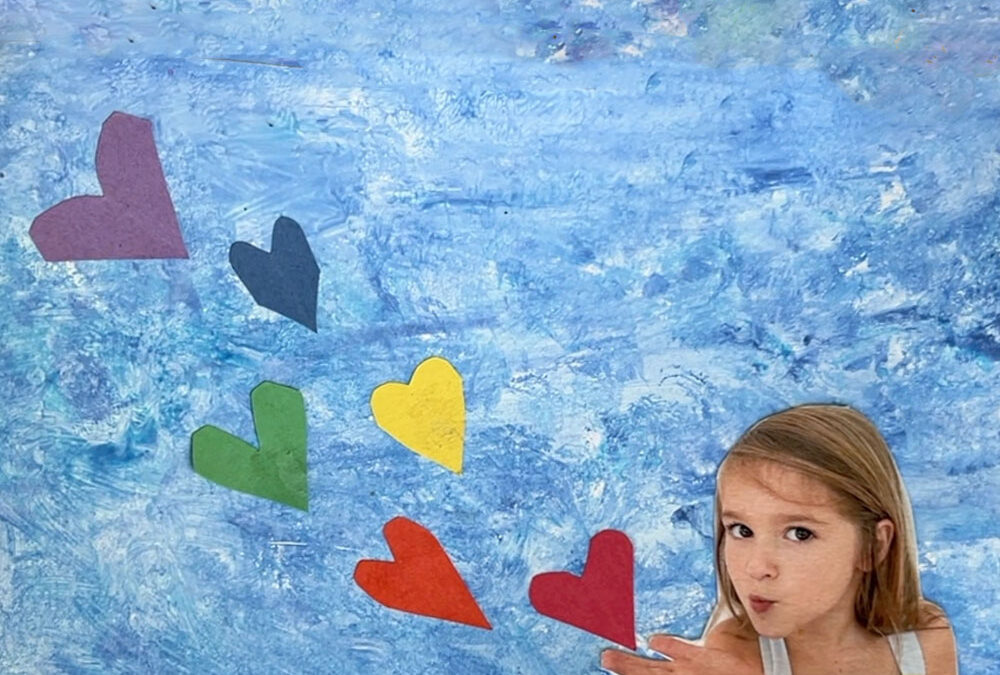Kindergarten Valentine Craft – An Exciting Heart Kiss Keepsake