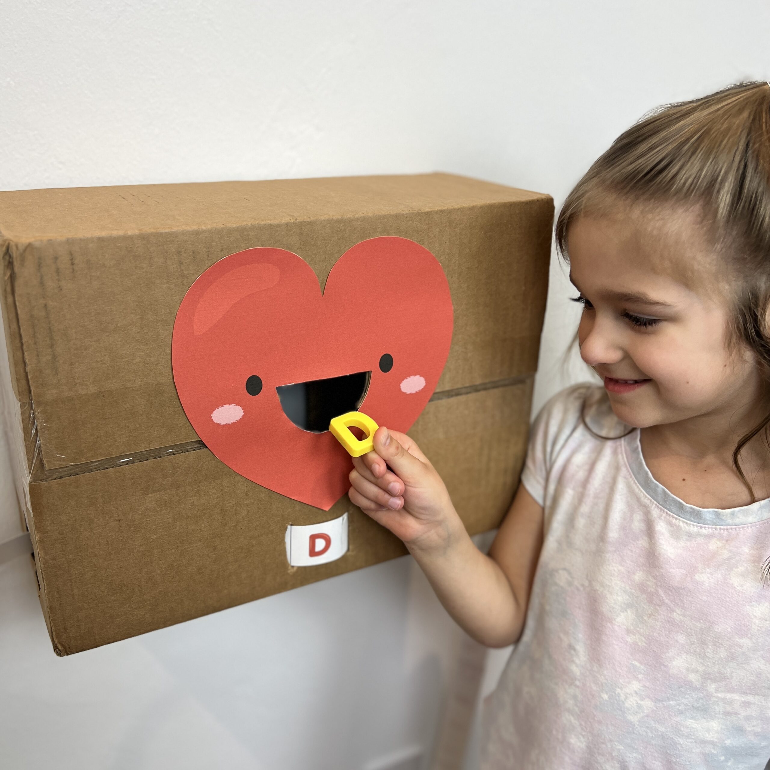 valentines day alphabet and number activity printable feed the heart