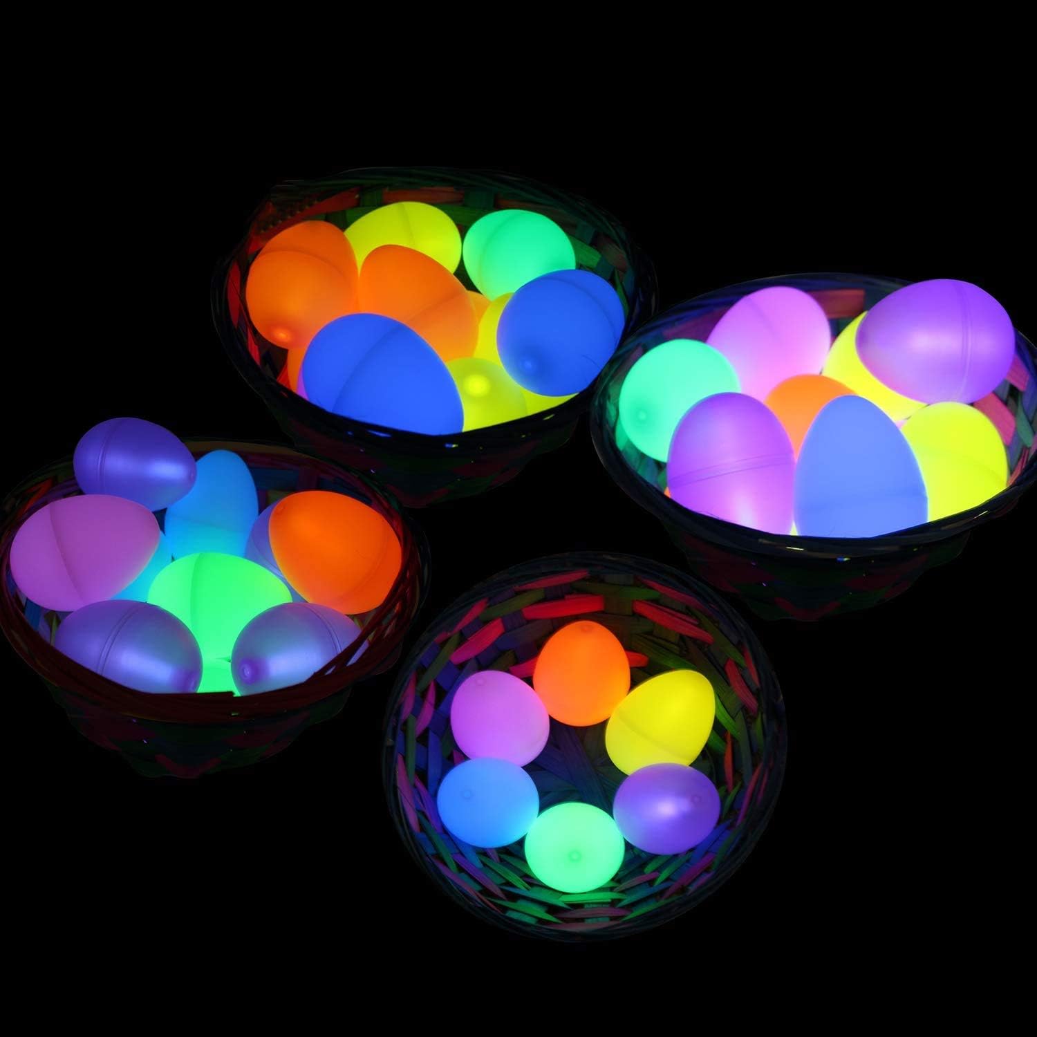 glow in the dark egg hunt mini glow sticks easter basket