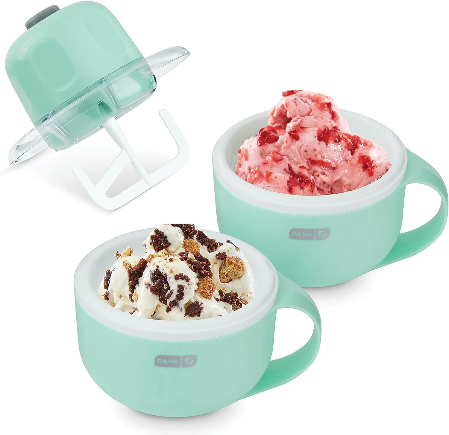 individual portion homemade ice cream cups dash