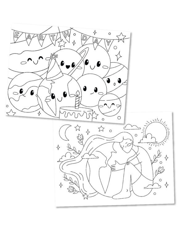 Coloring Pages Earth Day - Printable - Image 4
